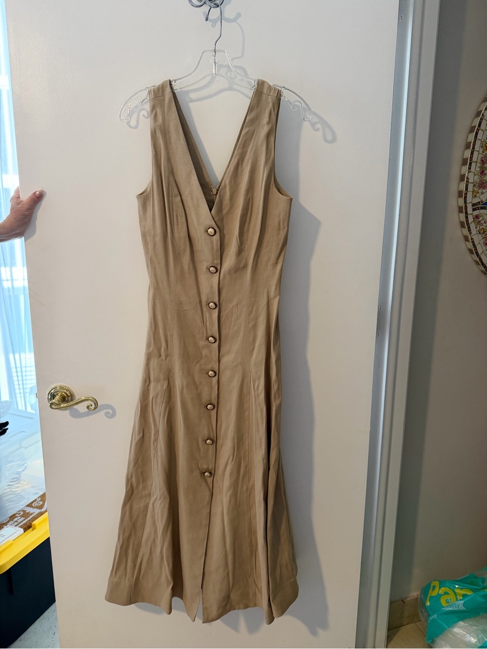 Veronica beard Beige Midi Dress